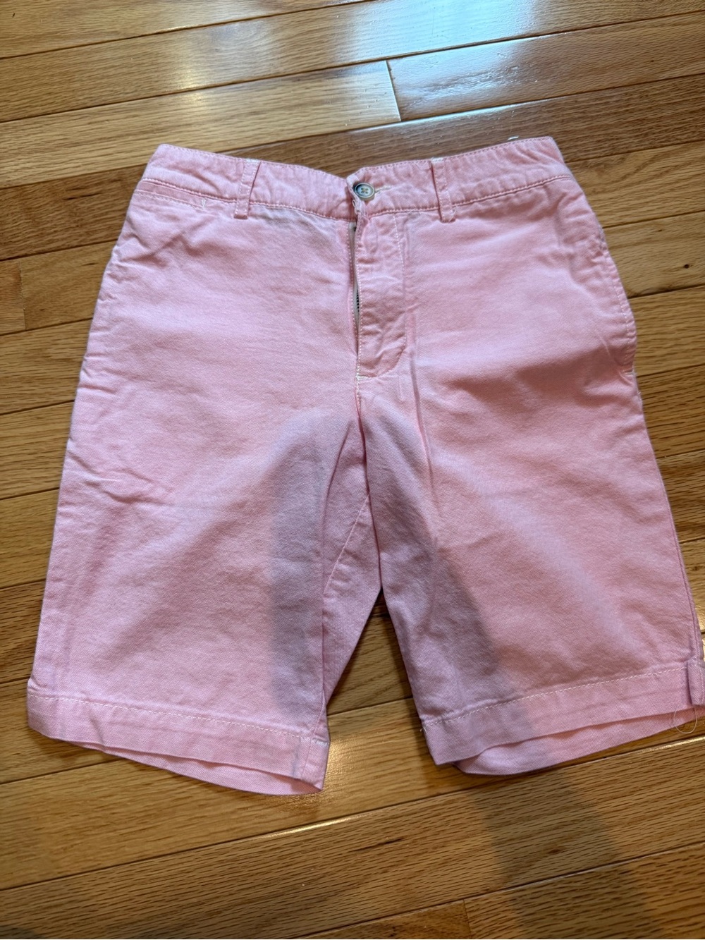 Polo by Ralph Lauren Light Pink Cotton Boys Bermuda Shorts